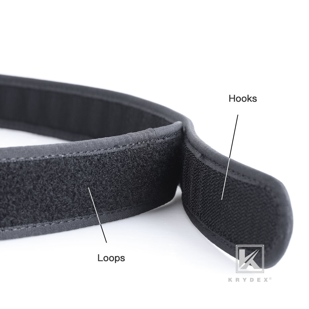 KRYDEX 1.5 inch Loop Liner Inner Belt Tactical EDC Waist Duty Inner Belt Nylon