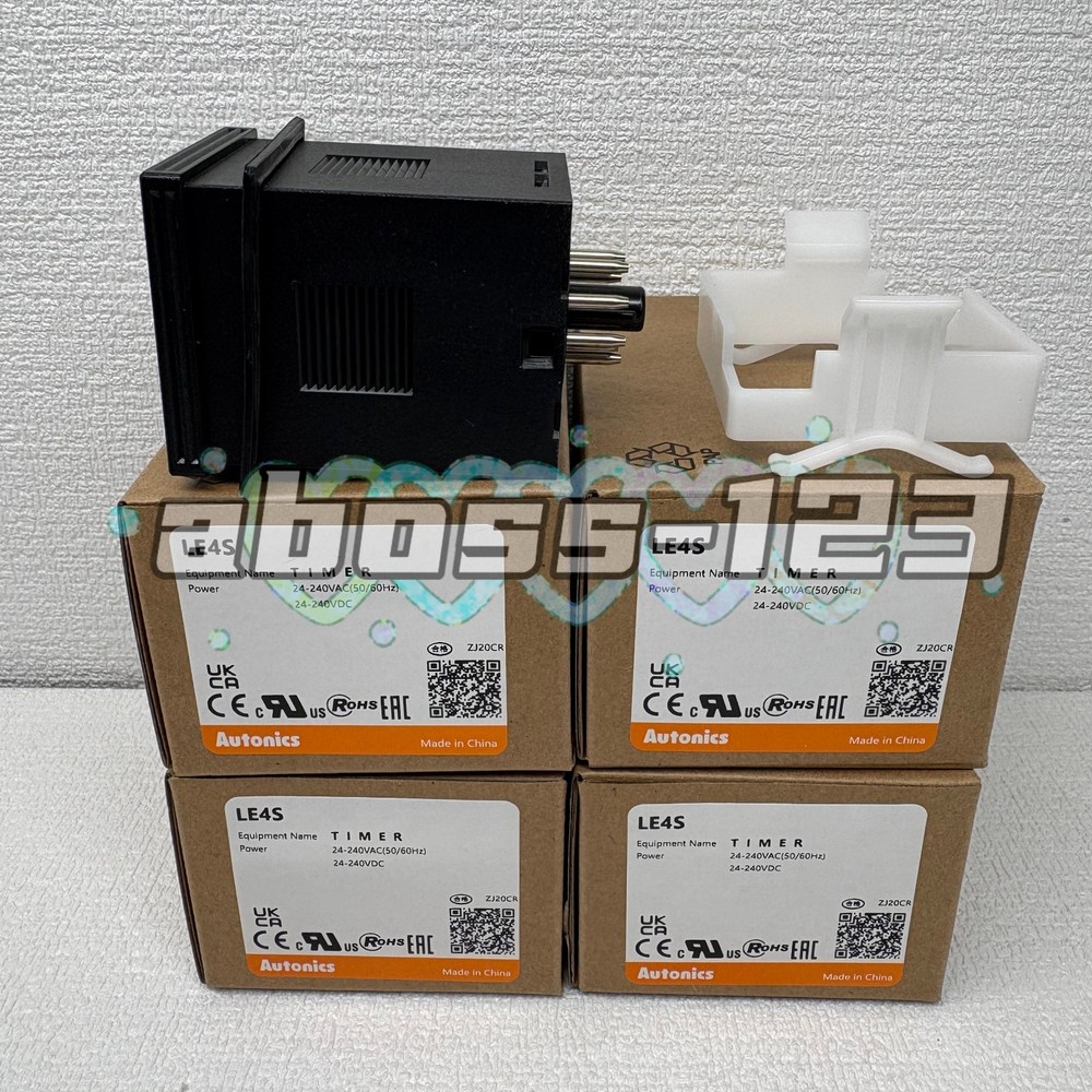 Autonics LE4S 24-240VAC/DC Timer#1pcs New In Box