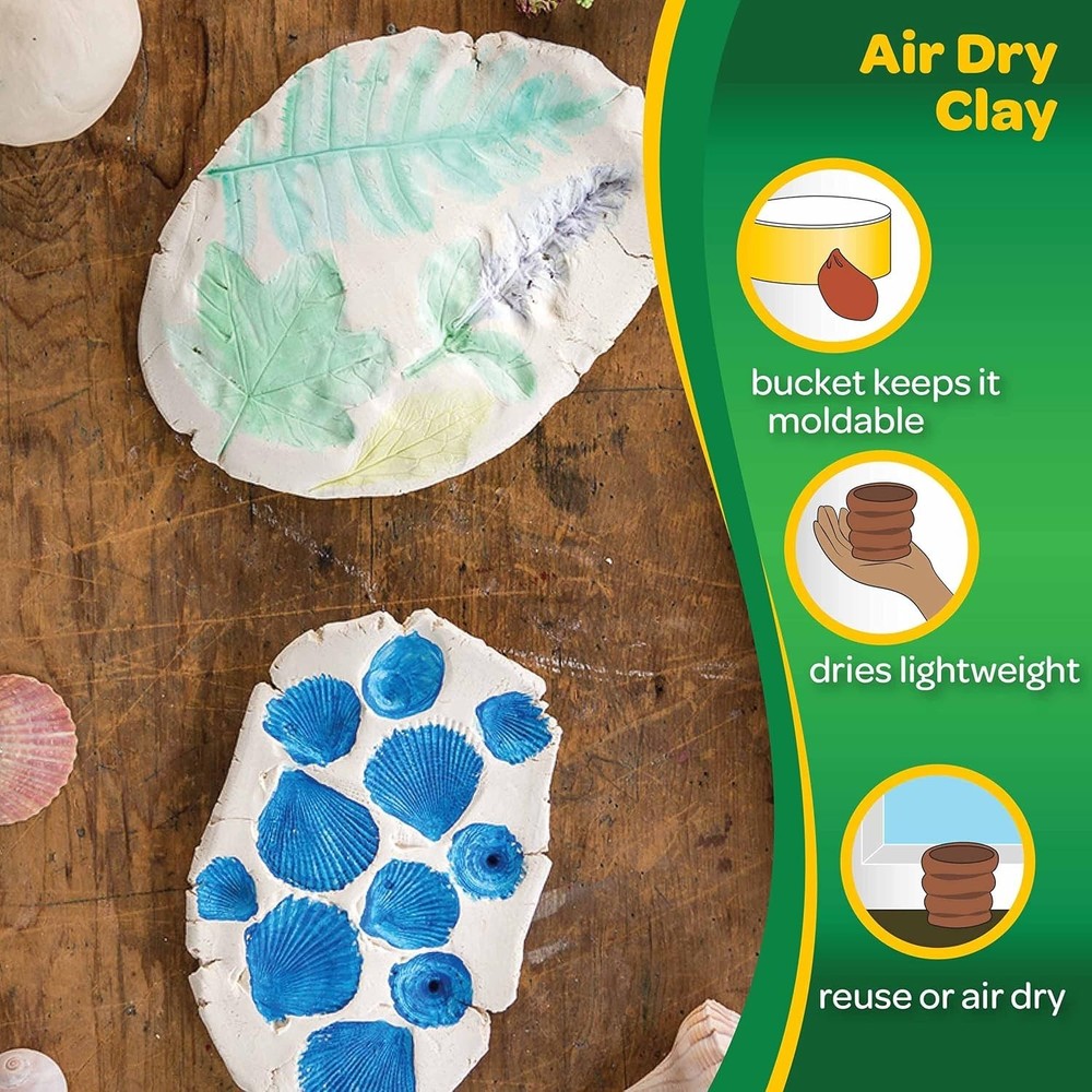 Versatile White Modeling Clay for Kids - 25 lbs for Creative Projects