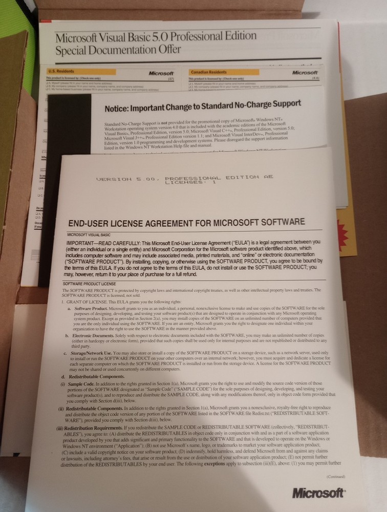 Microsoft Visual Basic Professional Edition Version 5.0