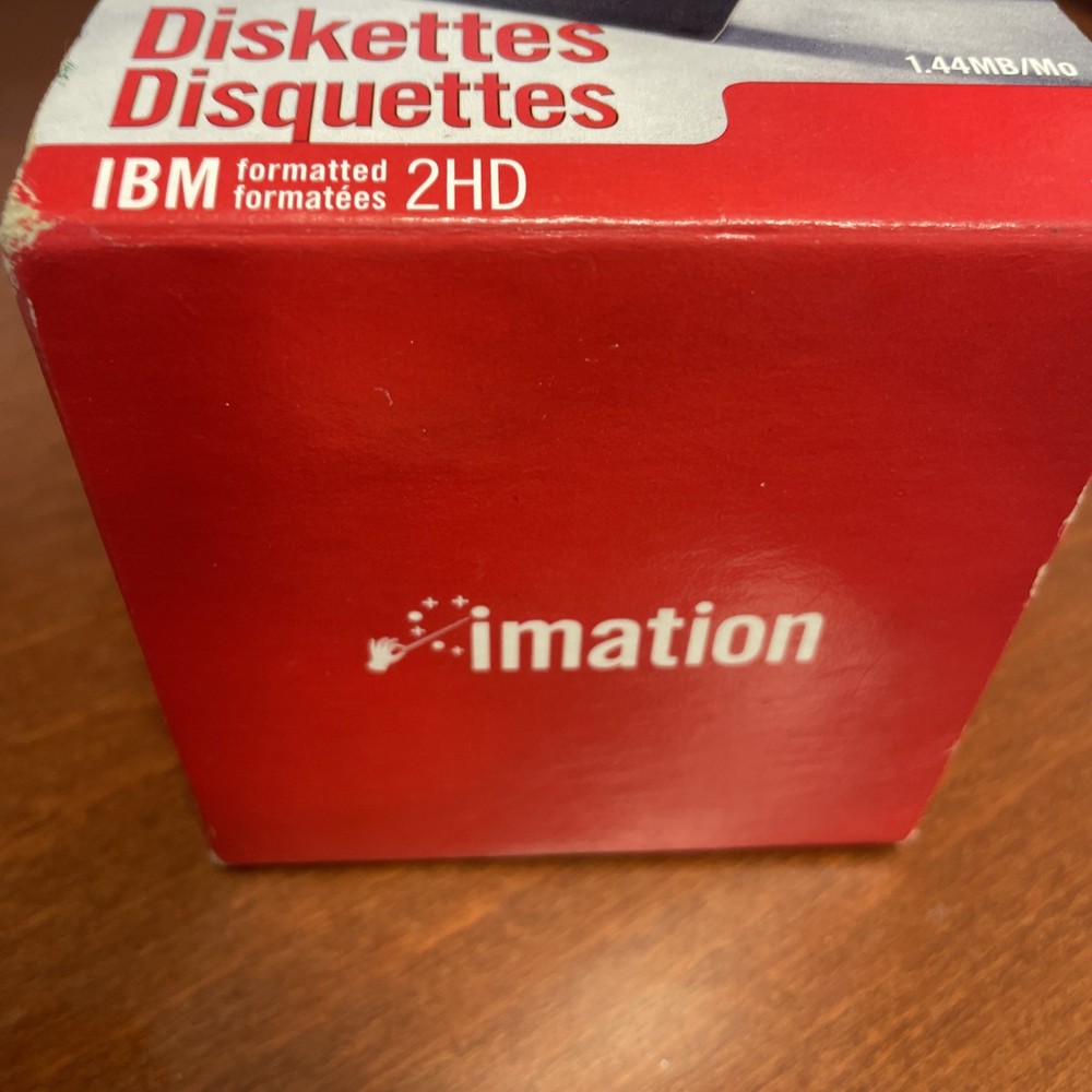 Imation 3.5" Floppy Disks Diskettes 25 Pack IBM Formatted 1.44MB 2HD