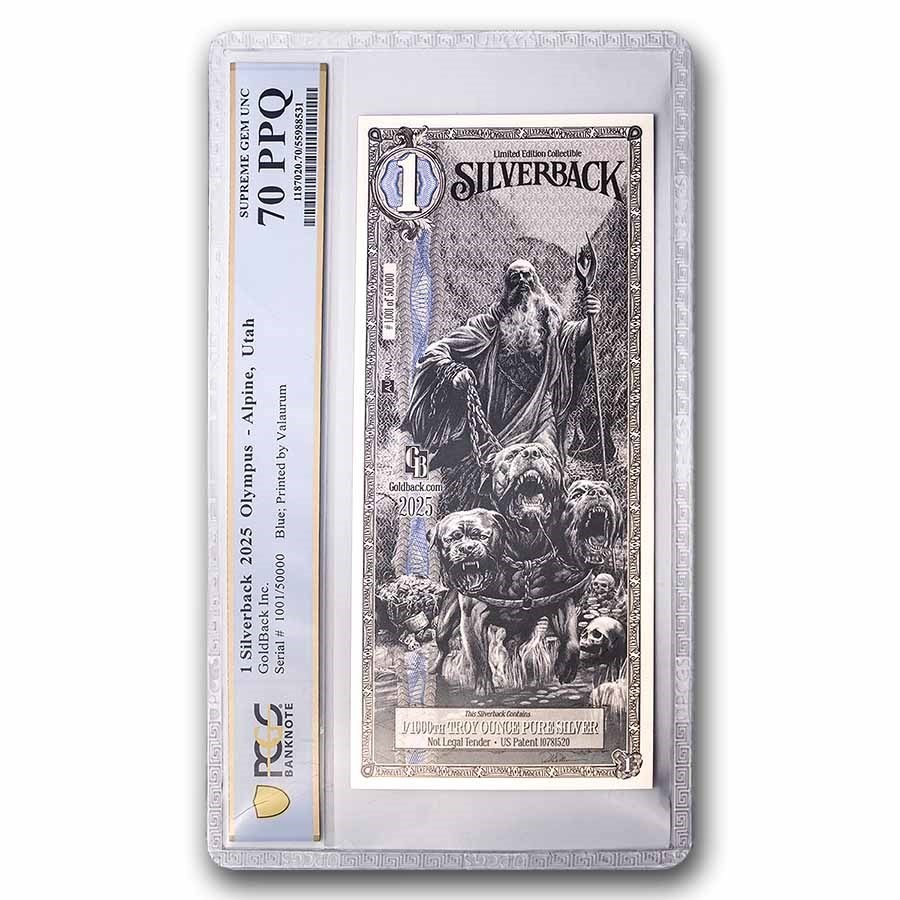 Silverback Olympus Hades Standard BLUE Supreme Graded (Gem 70) IN STOCK!!