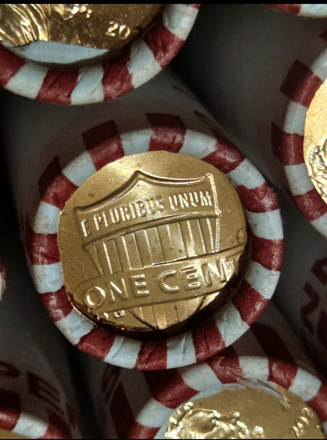 2025 D Penny Rolls, -5- Rolls & 5 Tubes* FREE SHIPPING*LAST YEAR! Uncirculated!!