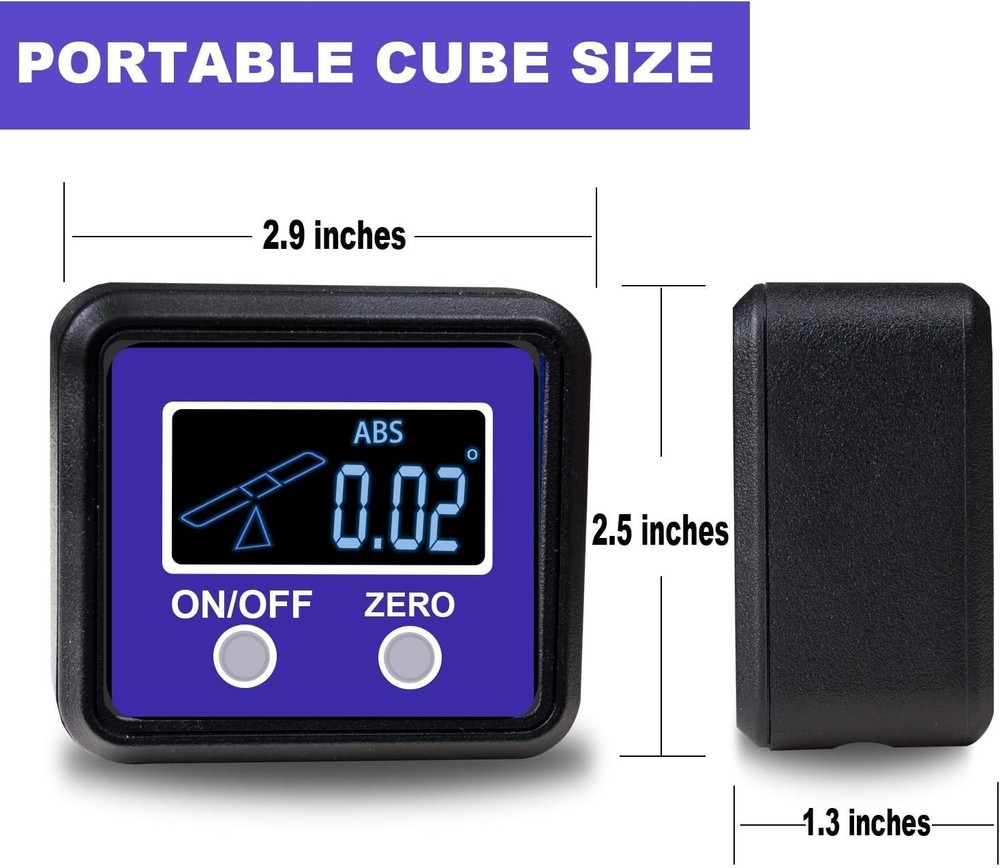 Precision Digital Angle Gauge Inclinometer for Construction & DIY Projects