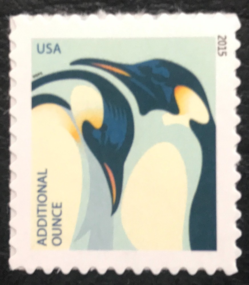 2015 Scott #4989 - Additional Ounce Rate - EMPEROR PENGUINS - Single MNH