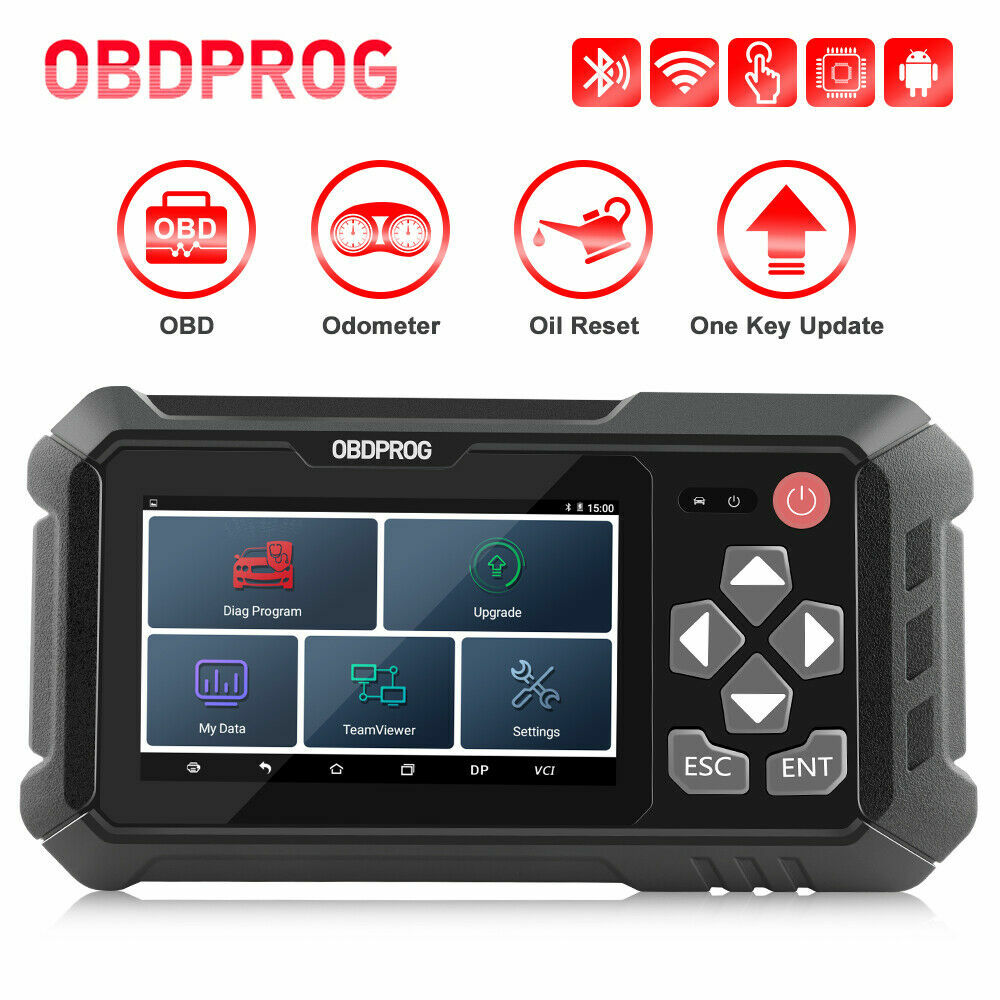 OBDPROG M500 Mileage Odometer Correction Programmer OBD2 Scan Diagnostic Tool US