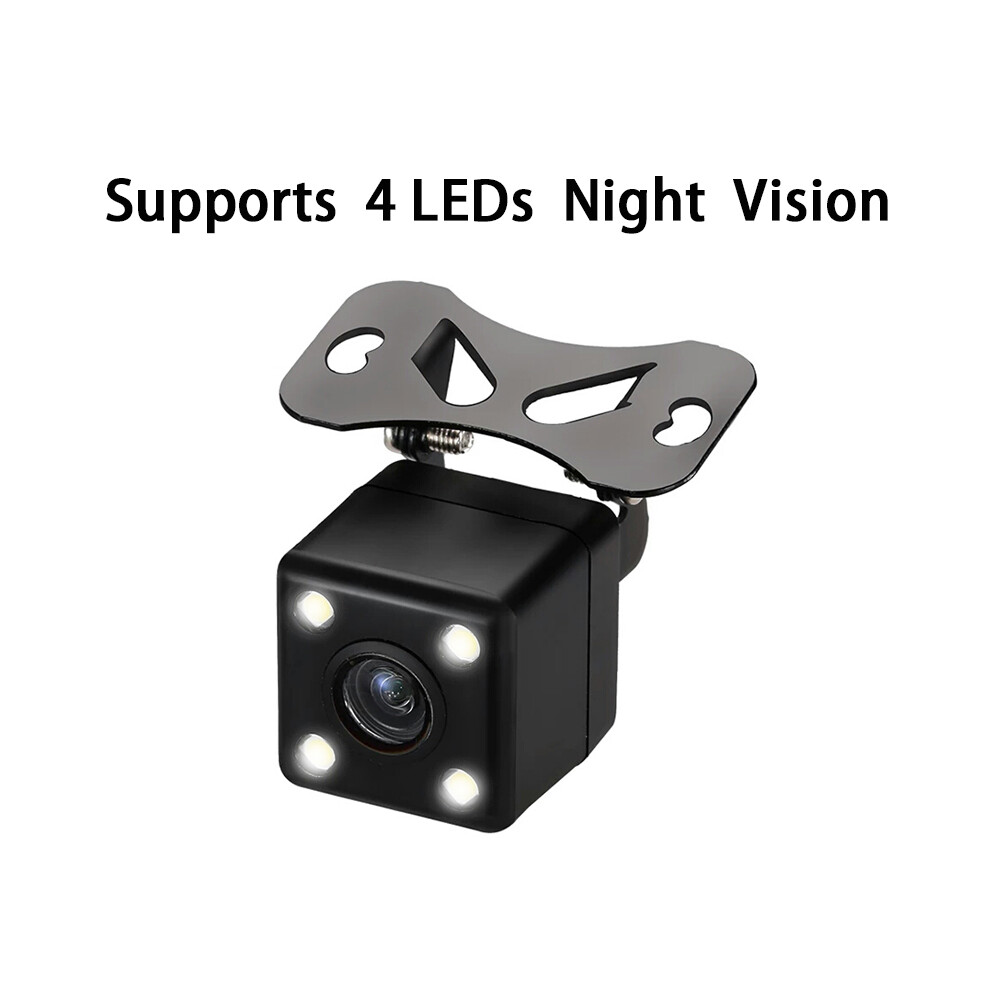 4LED Car Rear View Reverse HD Backup Camera Waterproof Parking Night Vision 170°