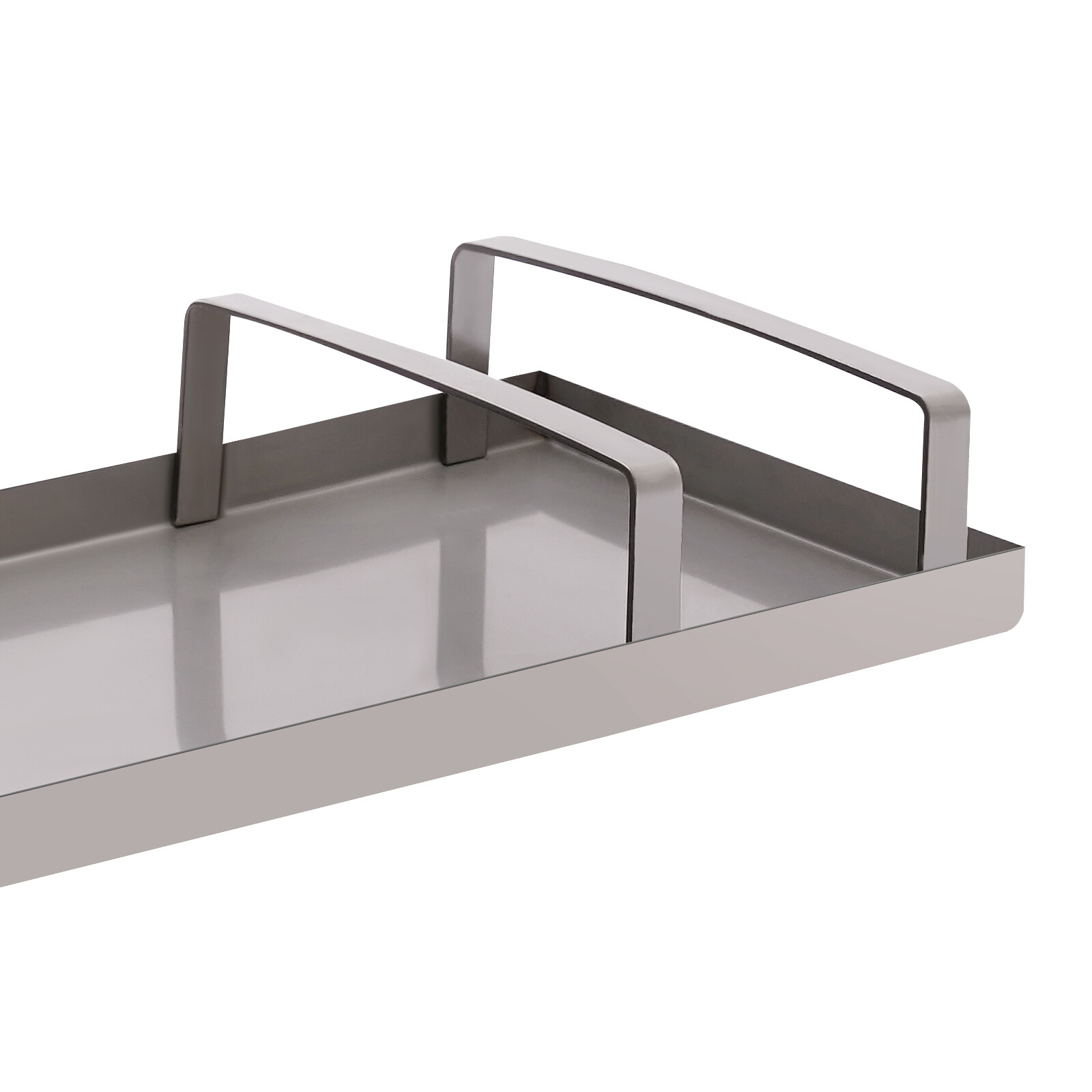 28"x8" Stainless Steel Concrete Slider Knee Boards Pair Sliding Boards with Pads