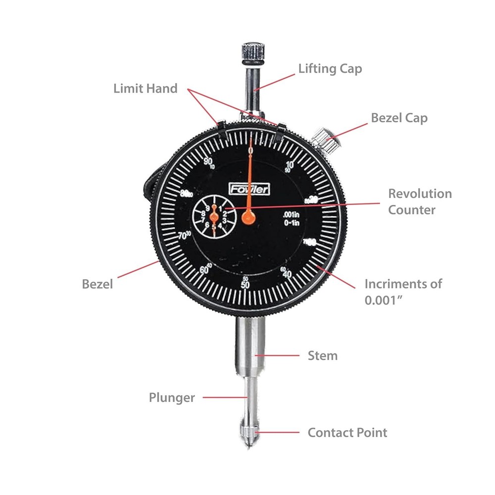 Magnetic Base Dial Indicator Set for Precision Measurements and Easy Adjustments