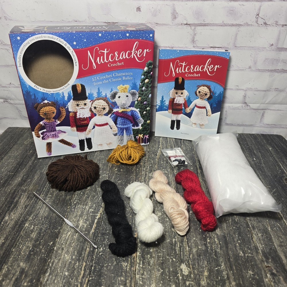 Crochet Kit Nutcracker by Kati Galusz (2019, Trade Paperback / Kit) Complete