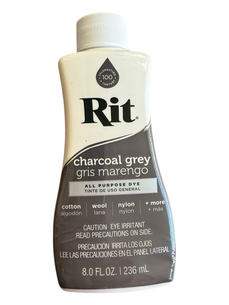 Rit App Purpose Dye Charcoal Grey  7 Fl Oz