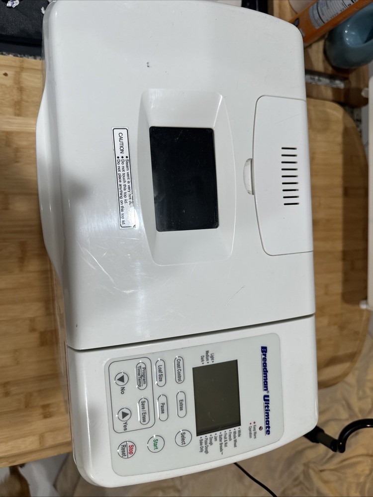 Breadman Ultimate TR2200C Automatic Bread Making Machine - WORKS *