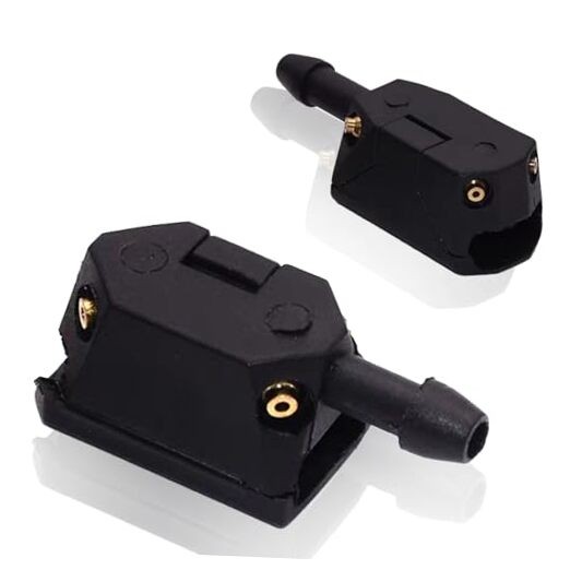 1 Pack 2 Pcs Front Windshield Washer Nozzles, Front Windshield Spray Nozzles