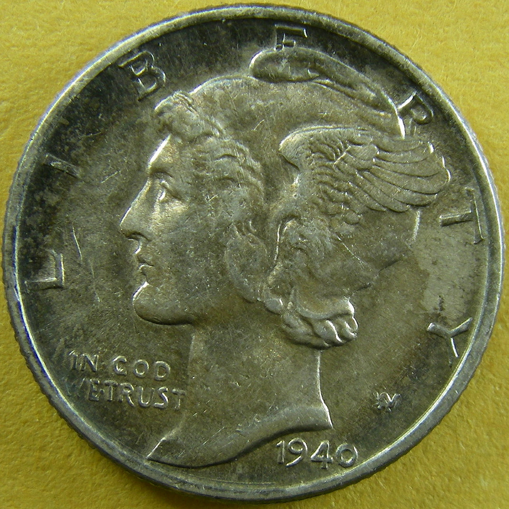 1940 Mercury Dime - 90% Silver