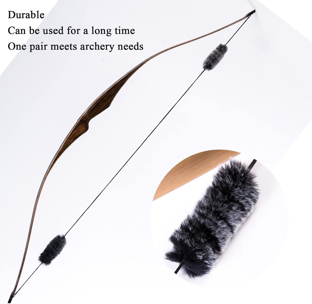 Bow String Silencers One Pair for Recurve Bow Longbow