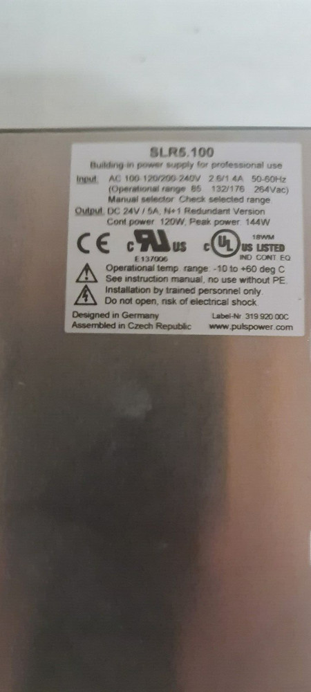 PULS SLR5.100 Power supply with integrated decoupling function 24V, 5A