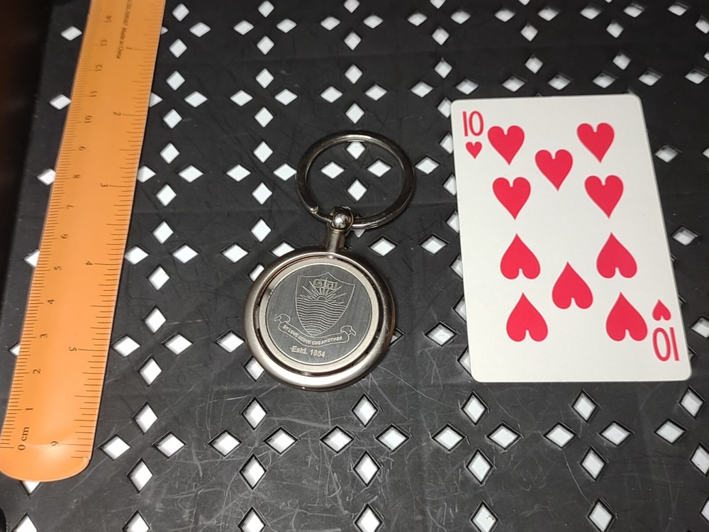 Round FCC Logo Keychain