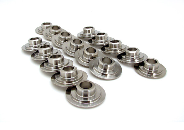 COMP Cams 762-16 Titanium Valve Spring Retainers, 7 Deg, Fits Mopar, Set/16
