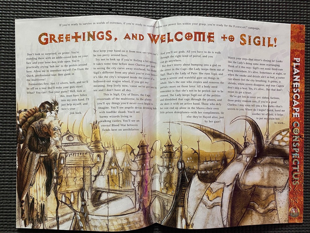 TSR Planescspe Conspectus Poster