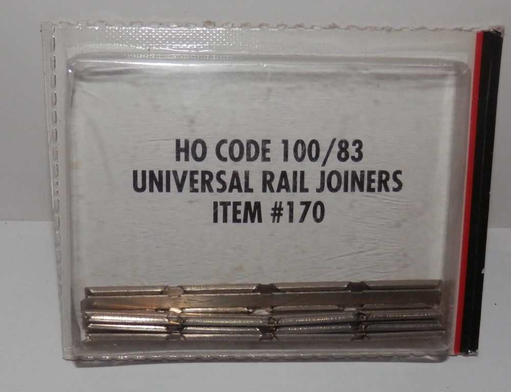 Atlas HO Scale Code 100/83 Universal Rail Joiners #170 NIP