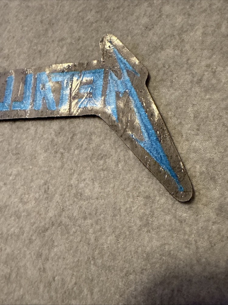 Metallica Patch Blue