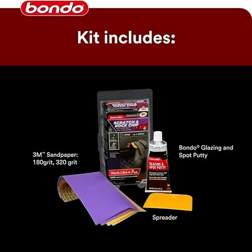 Scratch & Rock Chip Repair Kit, Paintable - Permanent - 1 Kit Scratch & Chip