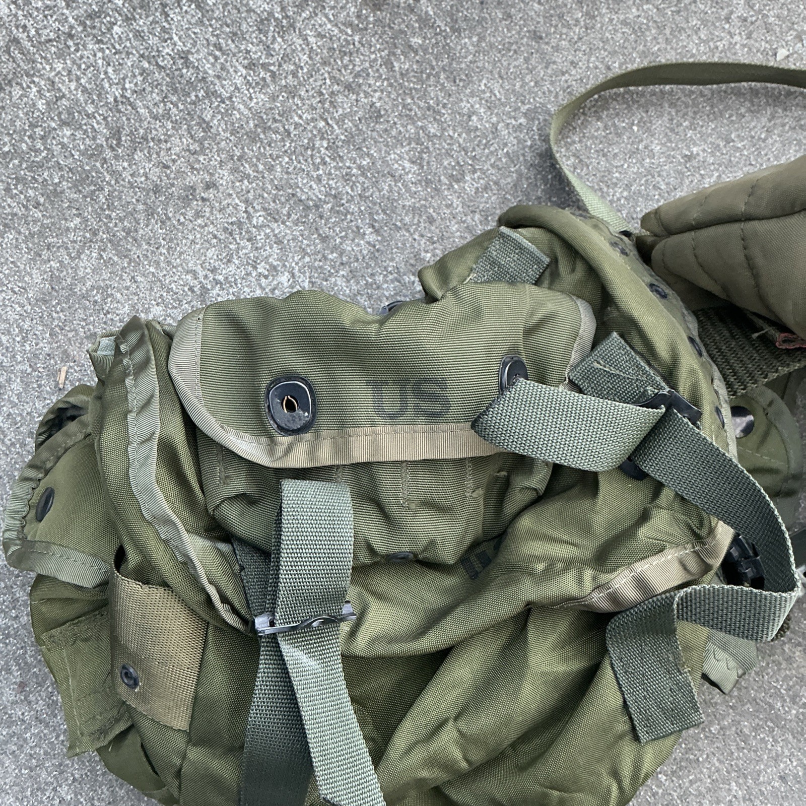 Us Army Gear Belt With Pouches