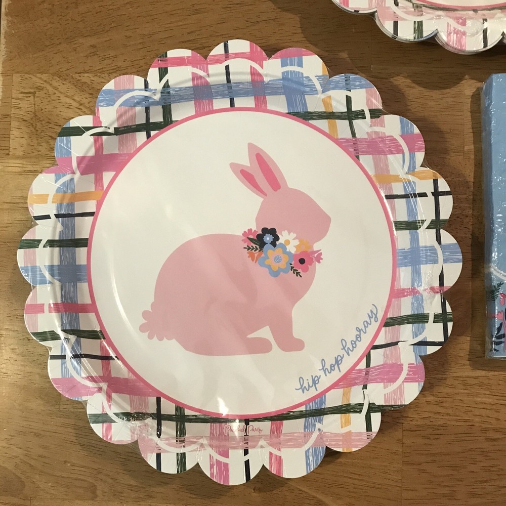 Packed Party Easter Bunny Dinner Plates and Dinner Napkins