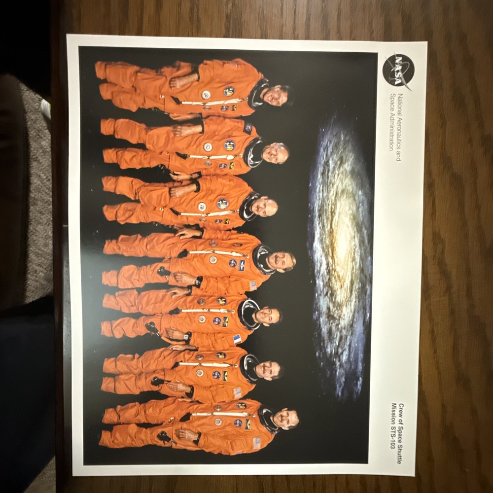NASA Space Shuttle STS-103 Crew Lithograph (8x10)