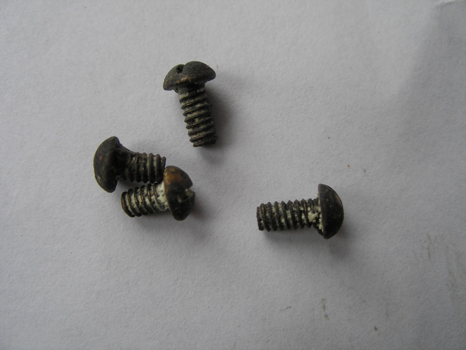 Civil war sword scabbard mount screws set of 4 1850 1860 staff foot