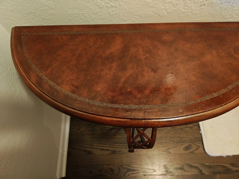 half moon entryway table