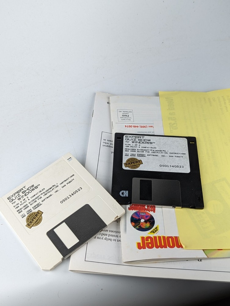 Expert Quiz Show For Windows 3.1 1994 Complete