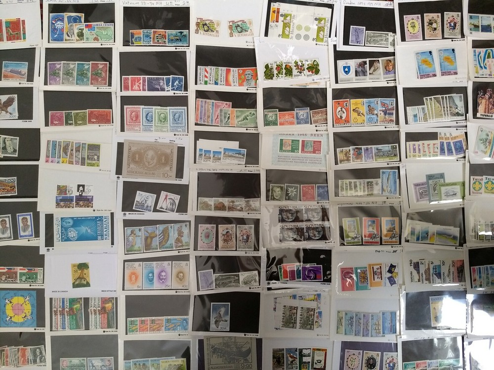 Worldwide Stamp Assortment MNH - 2000 Different from 150 Countries in Full Sets