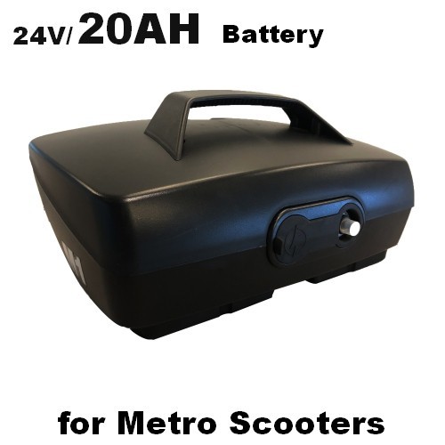 Metro 24V/20AH Lead Acid Battery with Battery Box for Metro Mobility Scooter
