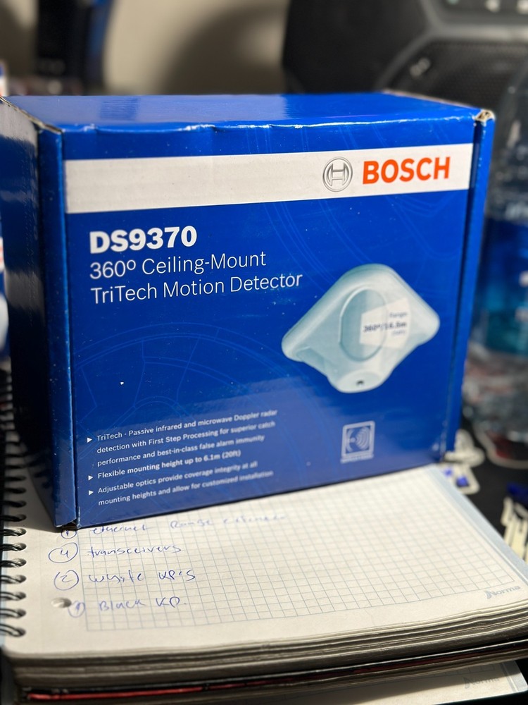 Bosch DS939 Panoramic Ceiling-Mount PIR Motion Detector NEW!