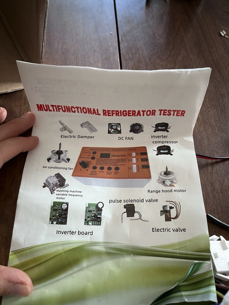 Multifunctional Refrigerator Compressor Tester - Pulse Solenoid Read Description