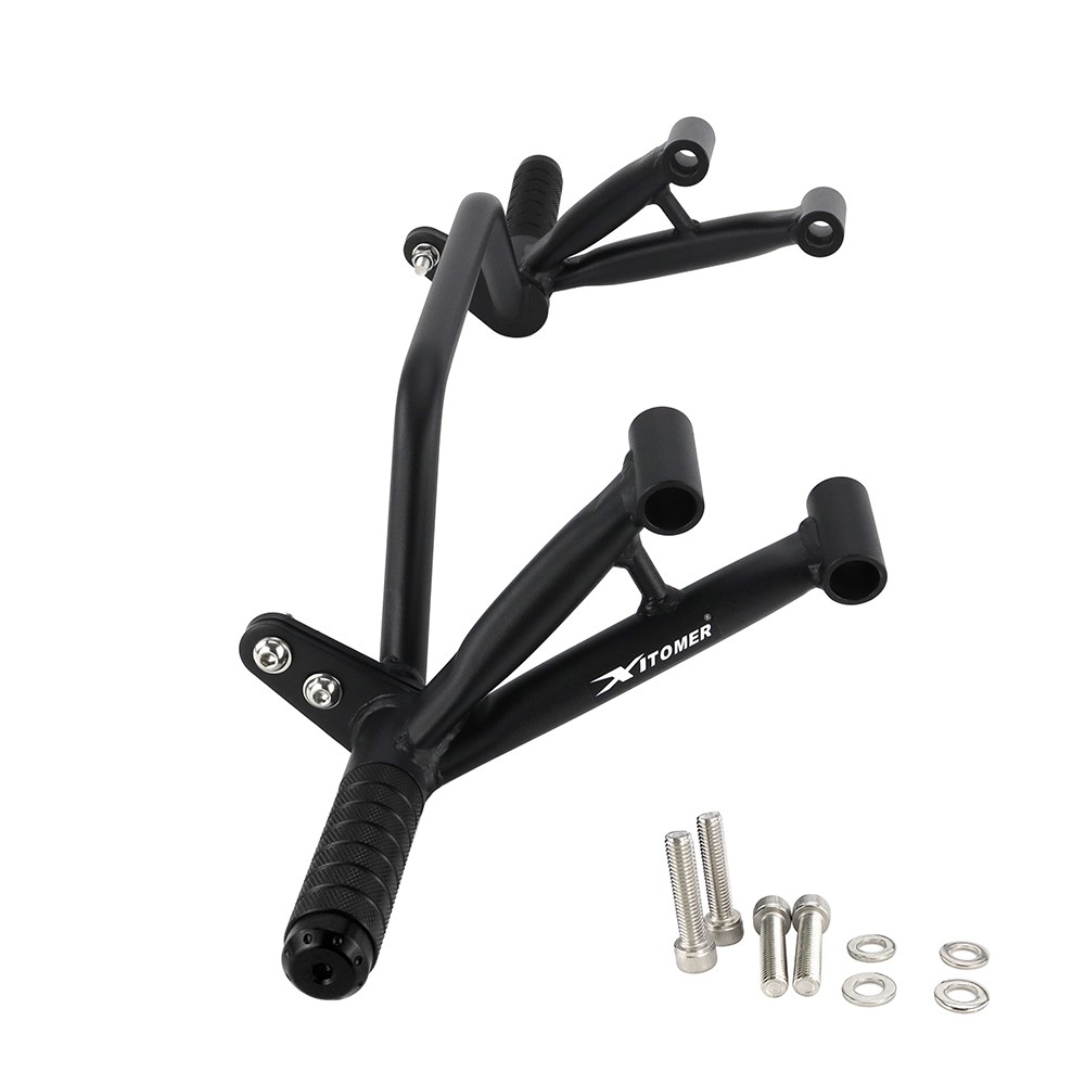 Stunt Subcage Passenger Footpegs Guard Fit For Kawasaki Z650/Ninja 650 2017-2025