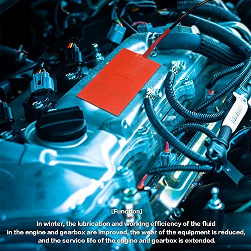 5.6 Ft Silicone Engine Heater Pad with 2 Pack - Engine Oil Heater Pad