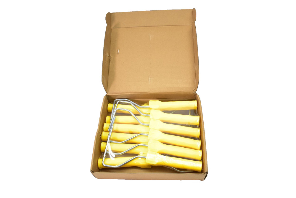 PROFOCON Mini Roller Frame 4IN 12 Pack Paint Roller Frame Set Painting Tool Kit