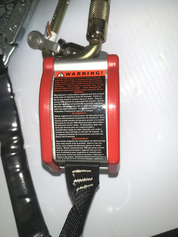 Miller Scorpion Personal Fall Limiter PFL-4/9FT