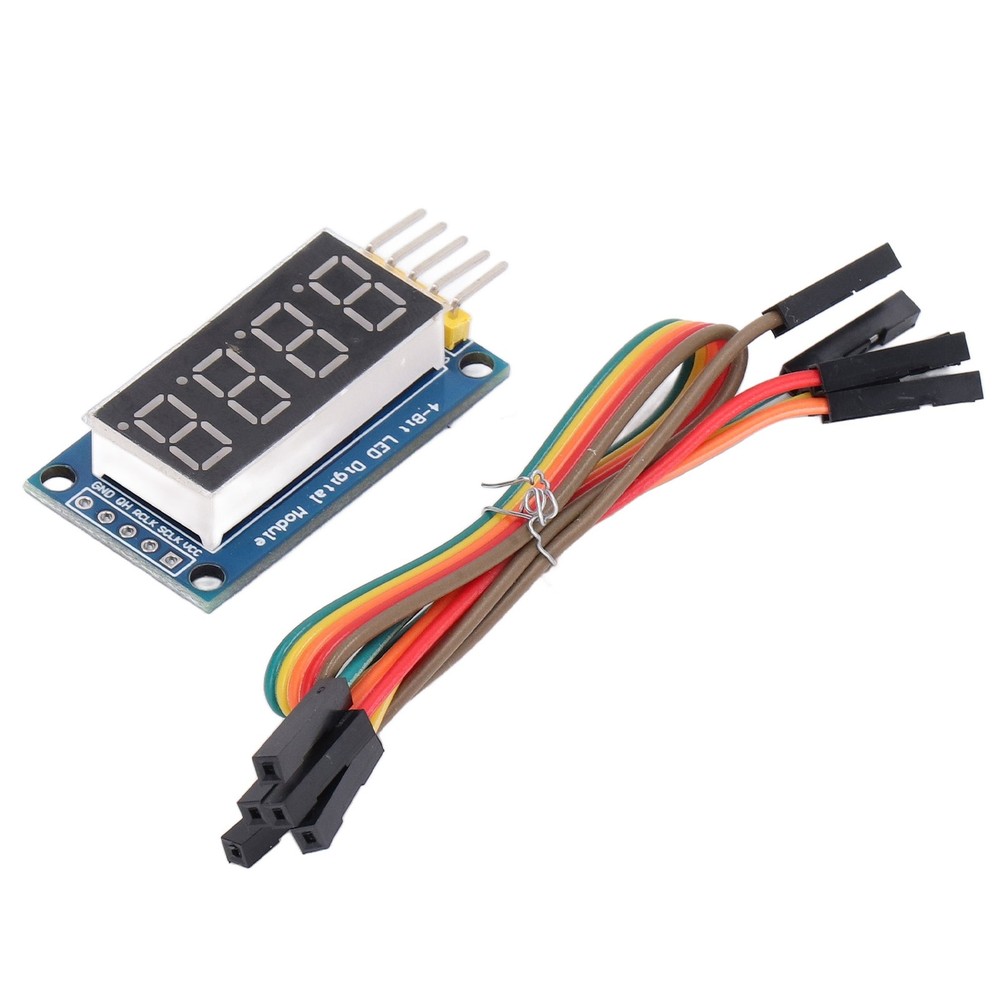 Adjustable 4 Digit LED Digital Tube Module For Electronic Experiments Premium