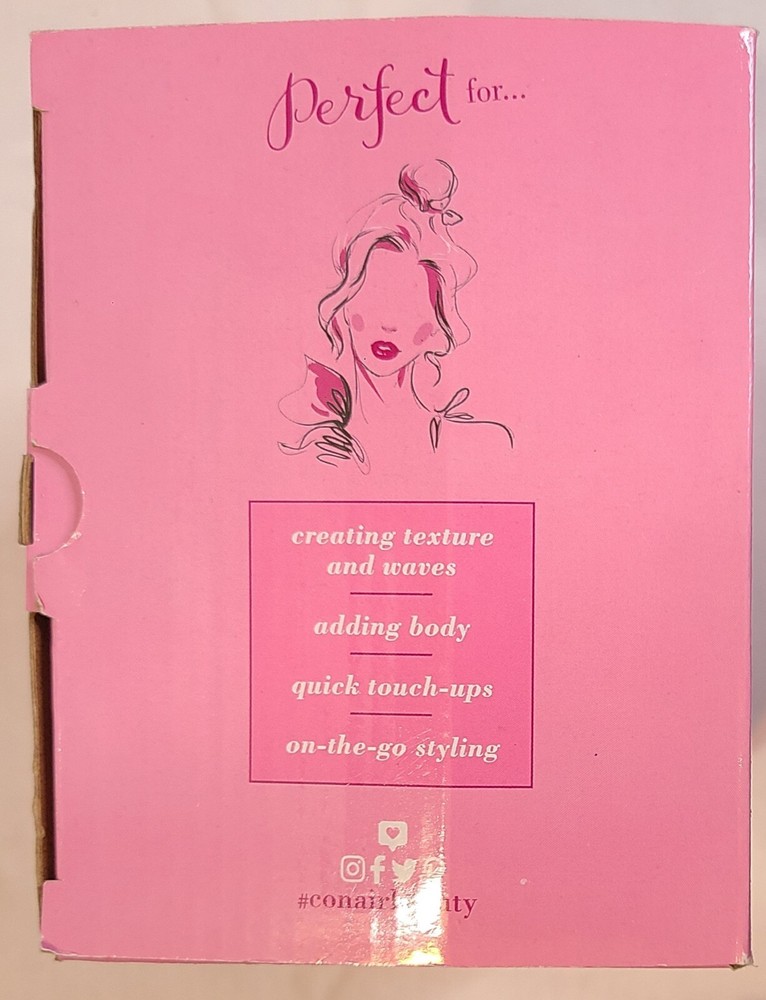 Pink Conair Compact Multi-Size Hot Roller Set—10 multi-size rollers