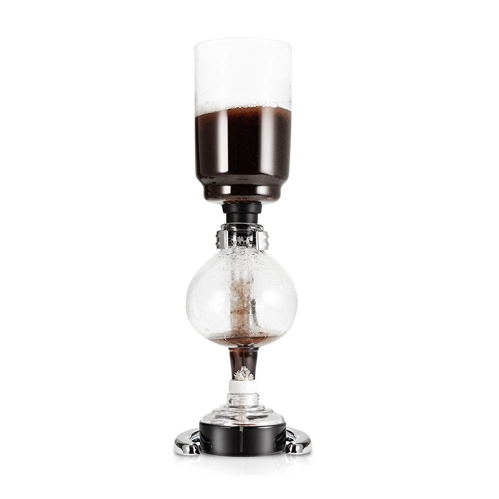 3 Cup Tabletop Siphon Gravity Coffee Maker with Alcohol Burner