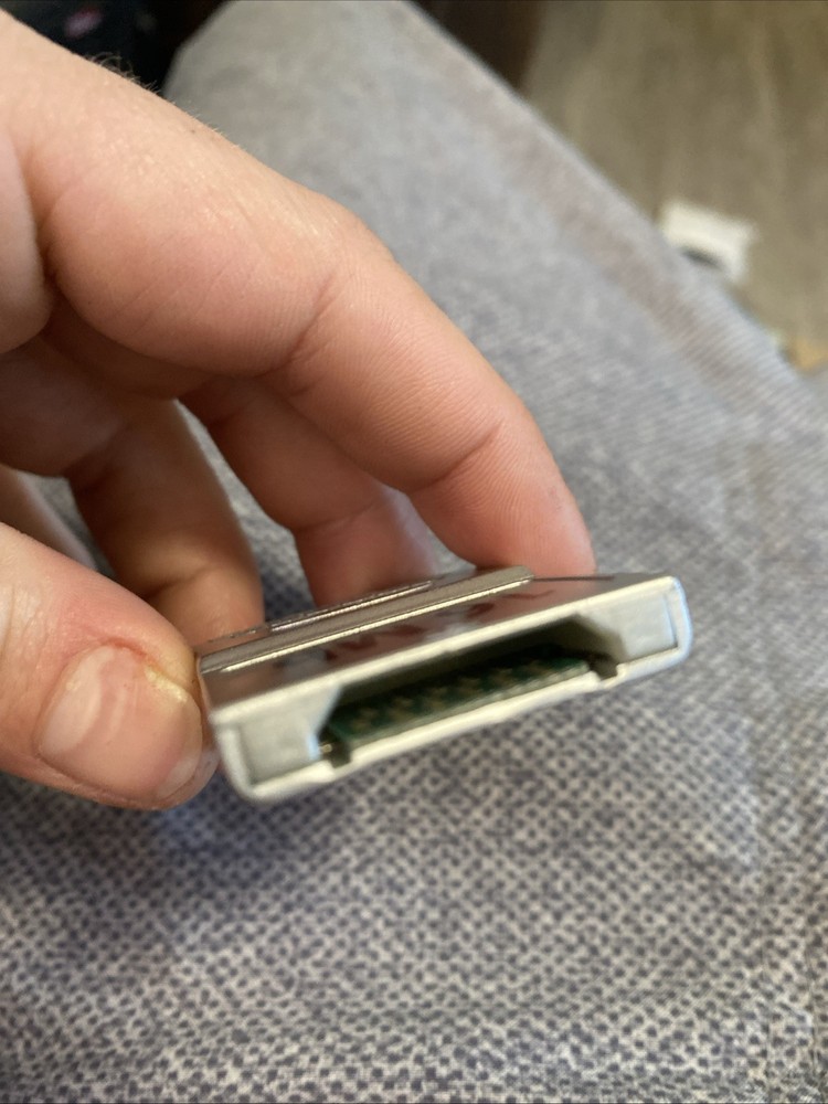 Nintendo GameCube Intec 16MB Silver Used Memory Card Tested Working