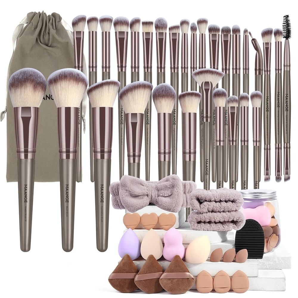 Makeup Brushes 51 Pcs Makeup Kit, Multi-functional Makeup Tool Set