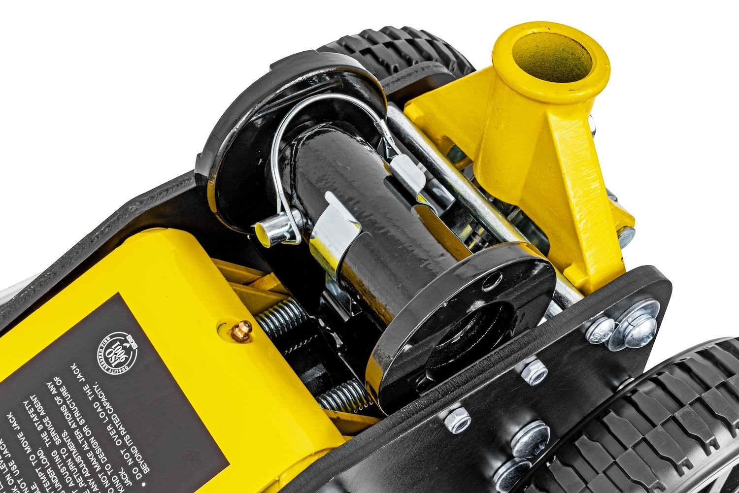 JEGS Heavy Duty 3-Ton Hydraulic Off-Road Floor Jack with Large Wheels and Built