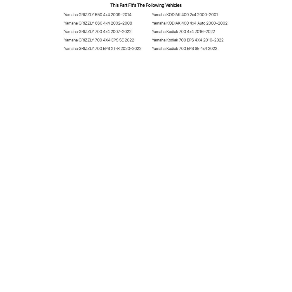 Tusk HTPK-001 Replacement SubZero Plow Mount Hardware