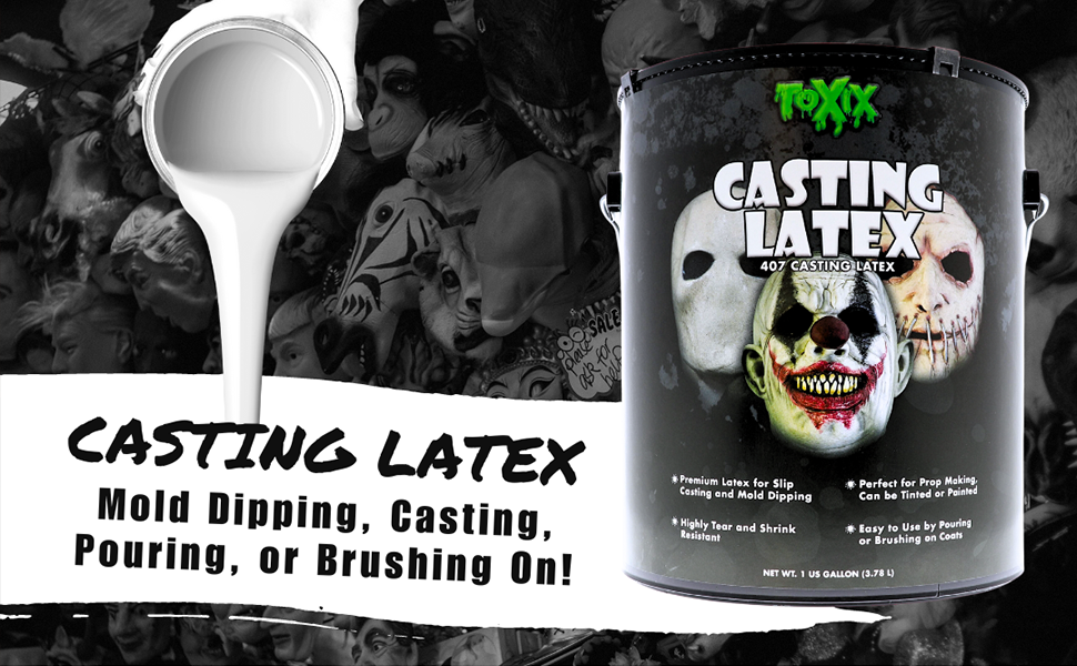Casting Latex 1 Gallon - Premium Latex for Prop Making, Easy Mold Making, Pour