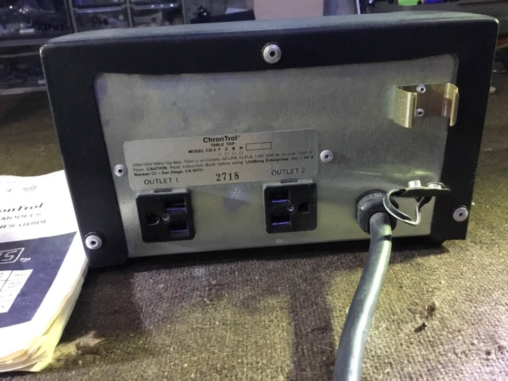 ChronTrol CD-2 Table Top Programmable Timer used Cron Trol