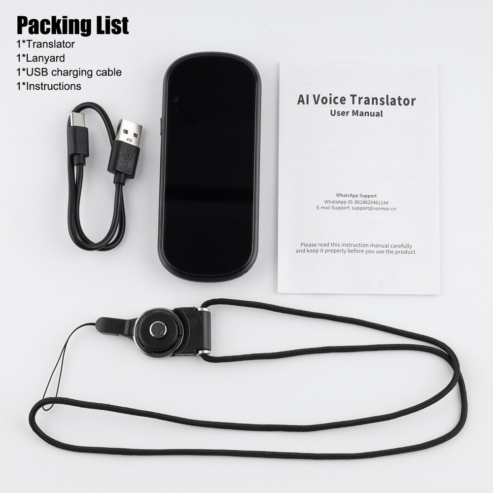 Language Translator Device, Portable Two-Way Real-Time Translator,138+ Languages